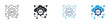 © Icon Atelier - API integration and cloud computing icon set. Application programming interface, data connection and system integration concept. Vector illustration.