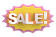 © dekzer007 - Sale tag. Sale label. 3D tag.
