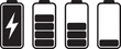 © MstNilufa - Four battery with different charge levels symbol energy