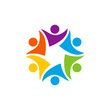 © Naila annisa rahma - A group of colorful people icons united.