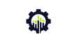 © Garuo - Industrial Analytics Gear Logo Data Growth Insight