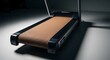 © SubaDesigns - A sleek treadmill with an organic cork running belt symbolizes the fusion of natural grounding and industrial motion, representing a mindful journey toward physical endurance