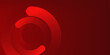 © Marsub - Abstract red banner background. Glowing geometric shapes graphic design. Round elements. Futuristic circle shapes. Suit for presentation, cover, brochure, website, flyer, business, poster, booklet