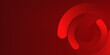 © Marsub - Abstract red banner background. Glowing geometric shapes graphic design. Round elements. Futuristic circle shapes. Suit for presentation, cover, brochure, website, flyer, business, poster, booklet
