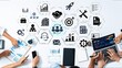© InfiniteFlow - CRM platforms improve customer relationships through data analysis, CRM communication tools, and automation. CRM systems support customer management, tracking, and CRM relationship success. Funnel