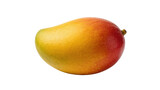 Delicious ripe mango fruit with vibrant yellow, orange, and red skin, fresh and healthy
