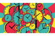 © Pixel Pulse - Colorful Clocks in Pop Art Style.