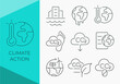 © MiguelMartinsDesign - Climate Action Icon Set. Line Icons for Sustainability, Renewable Energy, Carbon Neutral, Net Zero and Climate Policy for Web and Mobile Apps UI