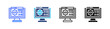 © Kholifah rokhman - Software Development Multi Style Icon Set Vector