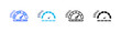 © Kholifah rokhman - Speed Multi Style Icon Set Vector
