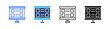 © Kholifah rokhman - Storyboard Multi Style Icon Set Vector