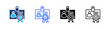 © Kholifah rokhman - Credentials Multi Style Icon Set Vector