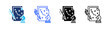 © Kholifah rokhman - Strategy Multi Style Icon Set Vector