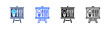 © Kholifah rokhman - Concept Canvas Multi Style Icon Set Vector