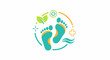 © SAQLAIN ABBAS - Healthy feet care and wellness with natural elements symbolizing health and healing.