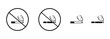 © Adit - No smoking icon set. No smoking area sign. Stop smoking vector illustration.