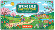 © Agung - Spring Sale Banner Save 70% Today