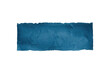 © Krtola  - Blue ripped paper strip texture with crumbling aging grunge effect and copy space on a transparent background