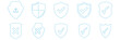© Hikestudio3 - Shield check mark icon or security shield protection icon with tick symbol. green security shield icon