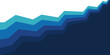 © uboy - Abstract Wave Pattern with Blue Gradient Horizontal Background Design. Vector illustration