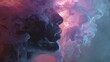 © Sriyani - A surreal profile of a man's face shrouded in vibrant purple and blue smoke