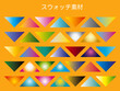 © ちゃり丸ーCharimaru - 模様, 幾何学的な, トライアングル, シームレス, デザイン, ベクター, 壁紙, モザイク, デコレーション, イラスト, 文科系, スウォッチ, スタイル, カラフル, 形, 色, テンプレート,