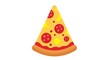 © Pelek - Delicious slice of pepperoni pizza.