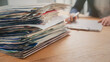 © sebra - Working on documents and files in the office