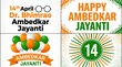 © Sapra - Vector illustration Babasaheb Bhimrao ambedkar Jayanti editable post banner template