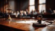 © Syarifuddin - A judge's gavel rests on a wooden bench in a courtroom