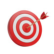 © Aminul - Bullseye target with arrow hitting center isolated on transparent background