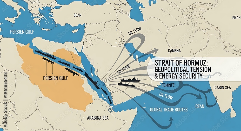 Map illustrating the geopolitical tension and energy security in the ...
