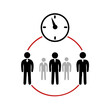 © Olga - Workforce scheduling and shift management with time tracking icon