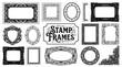 © Irtiko - Ornate stamp frames for creative design and decoration purposes