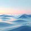 © Yvonne Bogdanski - Sanfte Ozeanwellen in minimalistischer Ästhetik