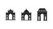 © BIBI - Monument architecture silhouette icons  famous landmarks  travel  history  culture