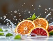 © CRISPIFLY - Fresh Citrus and Mint Sparkling Water