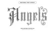 © Kaleido - Silver Chrome Text Effect Medieval Gothic Font