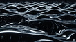 © Christopher Krohn - Abstrakte schwarze Ölwellen Textur