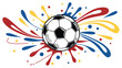 © MdYasin - Celebrating global unity and diversity through the passion of soccer and vibrant colors