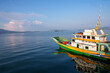 © Mahbub Karumbu - Traditional fishing boat floating on calm indonesian sea