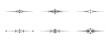 © TopW59 - Decorative divide line set for elegant book layout and card ornament.