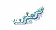 © Indar - Abstract graphic of a winding path with arrows, leading to a star