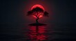 © Mst.Farzana Akther - A lone tree on an island under a red moonlit sky