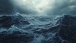 © Adawize - Turbulent ocean waves under dramatic stormy clouds reflecting intense natural power