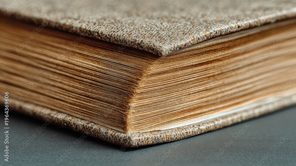 Book Edge Rough Close-up of Book Edges Showing Clean Texture and Lighting With Modern ...