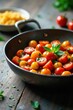 © Ningjing - Fresh ingredients cooked quickly in a large metal pan with high heat , quick cooking, fresh
