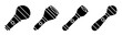© Ahmd - Flashlight icon set. Vector symbol. Illustration of flashlight. flashlight. Vector illustration. Stock vector.