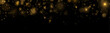 © goldstock - Glittering particles shine in a flowing abstract pattern. Warm golden bokeh creates depth and elegance. The composition feels bright and festive.