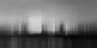 © NOT BAD - abstract black and white image capturing the essence of city's skyline, offering a contemporary and minimalist visual with artistic strokes and blur
